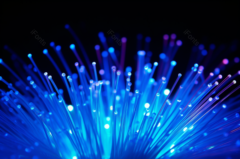 黑底科技感蓝色发光玻璃细管,高清,摄影图,摄影图片,图片大全,摄影图免费下载